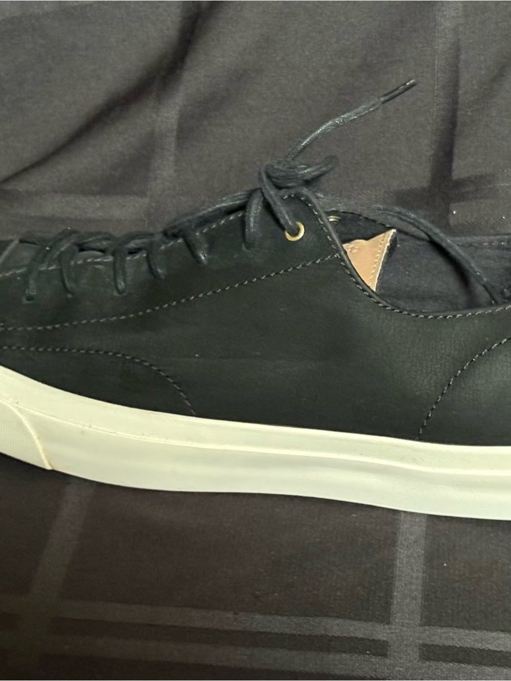 Converse Jack Purcell Shoes Mens Size 10.5 Black Suede Low Top Sneakers 144384C